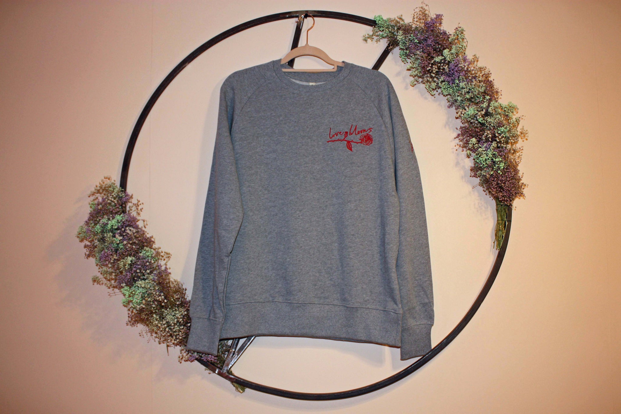 Love Blooms unisex sweatshirt
