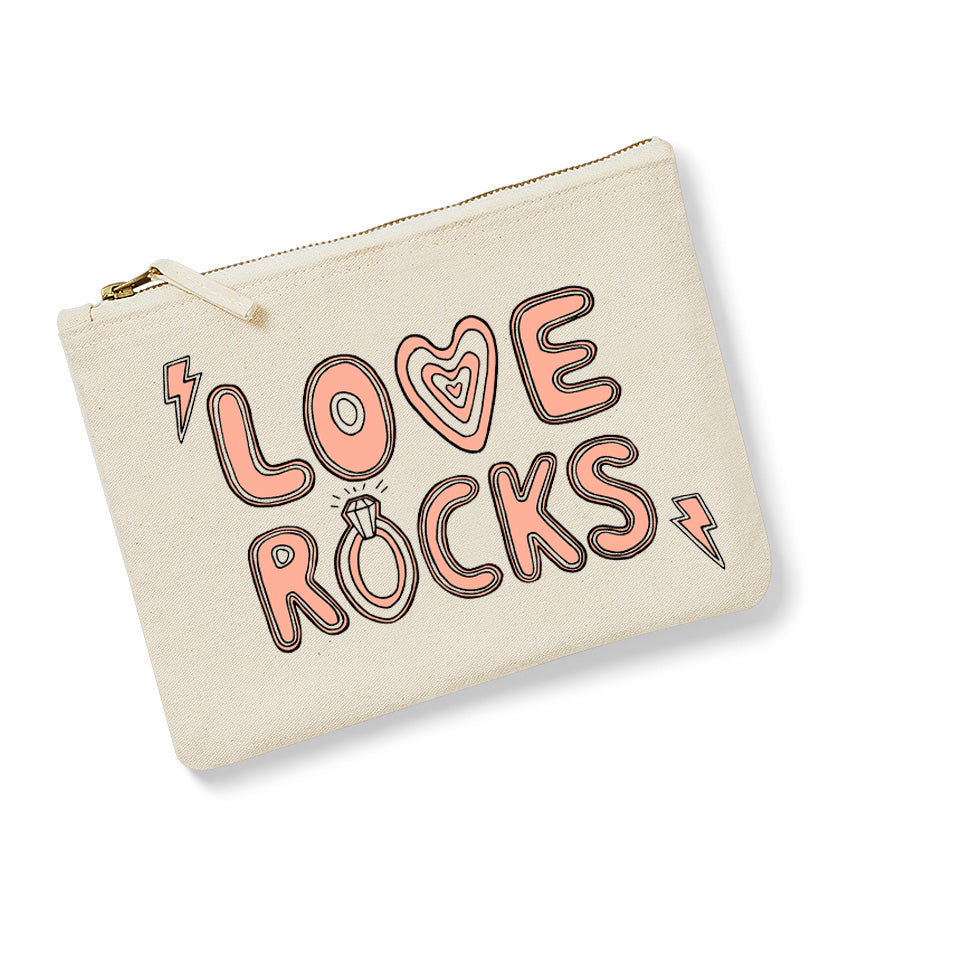 Love Rocks Make Up Bag