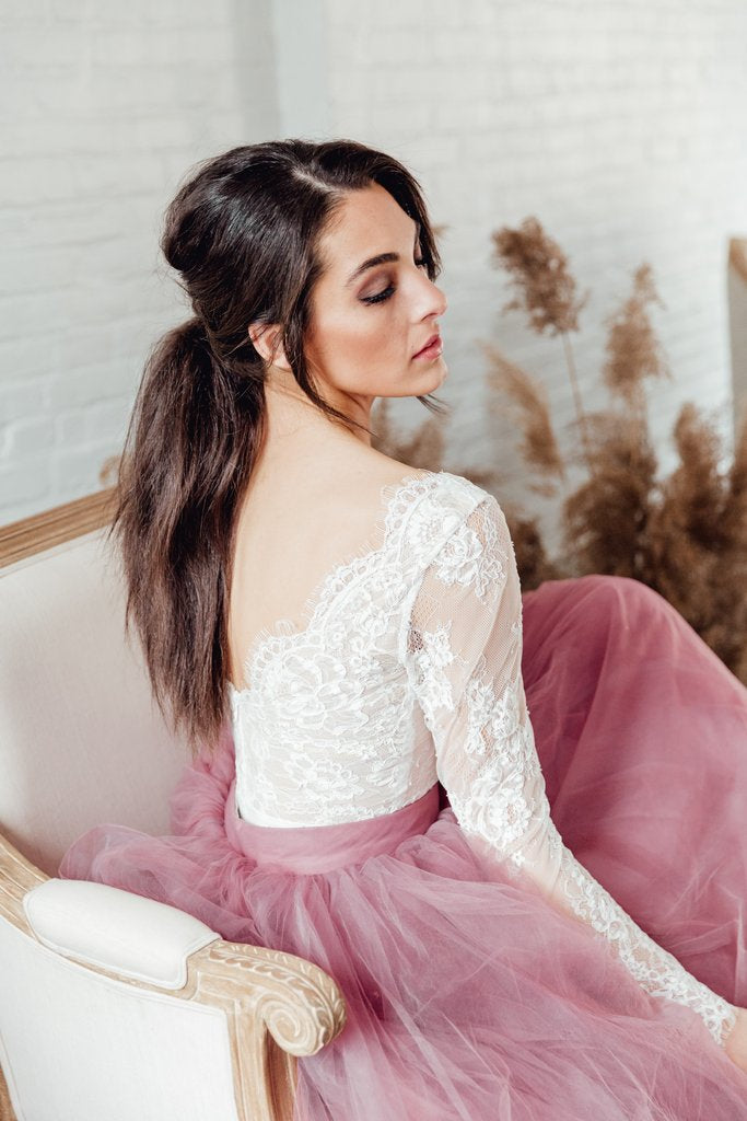 Lace Bridal Bodysuit -  UK