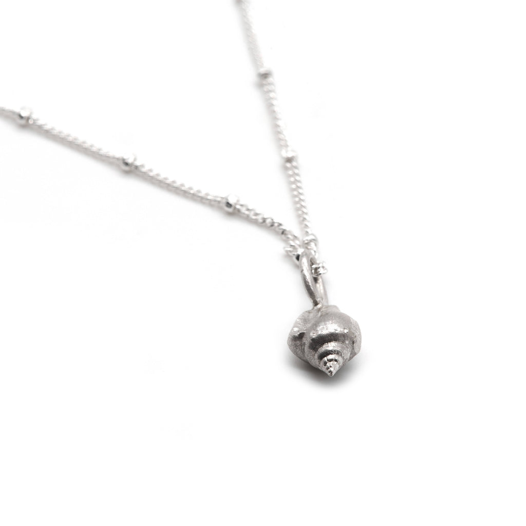 Silver Tiny Shell Necklace