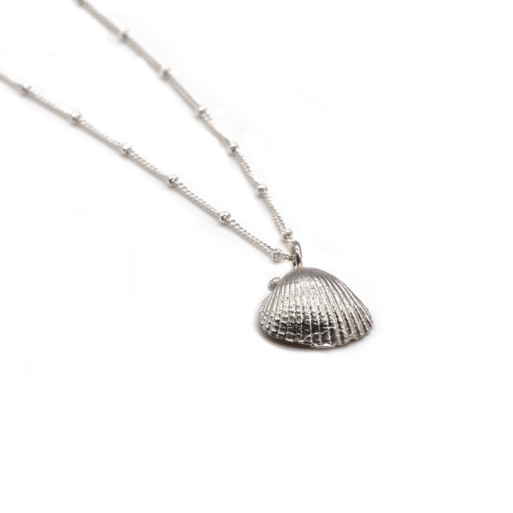 Silver Seashell Necklace